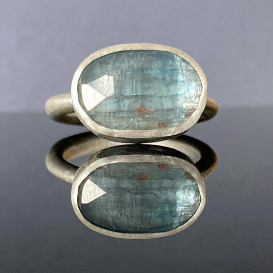 Kyanite ring 6.5 - 7.25 US